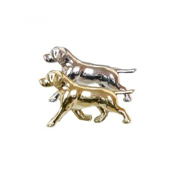 Labrador Retriever Trotting in 14K Gold or Sterling Silver