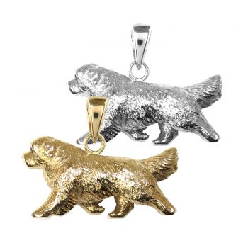 Gorgeous Large Trotting Newfoundland in 14K Gold or Sterling Silver
